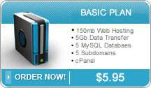 PJR Sales and Service Basic Web Hosting Plan